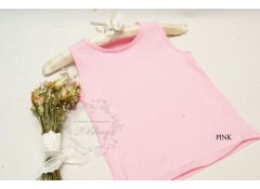 Plain blank PINK SINGLET (1 pc)